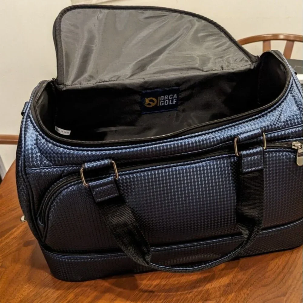 New Ogio OGIO Lifestyle Golf Travel Bag Blue Carry On Shoulder Strap